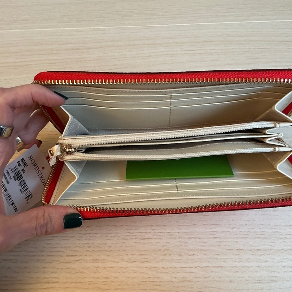 Kate Spade Lacey Wallet - Maraschino - Brand New! - Picture 6 of 8